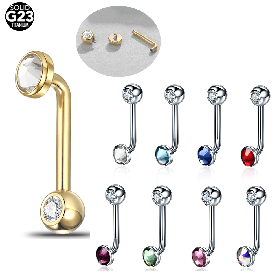 Christina Jewelry & Watches Marguerite Ørestik Forgyldt Sølv - 1PC インプラントグレードチタンクリスティーナピアスカラフルなジルコンクリスティーナ垂直フードピアス膣性器 VCH ボディジュエリー