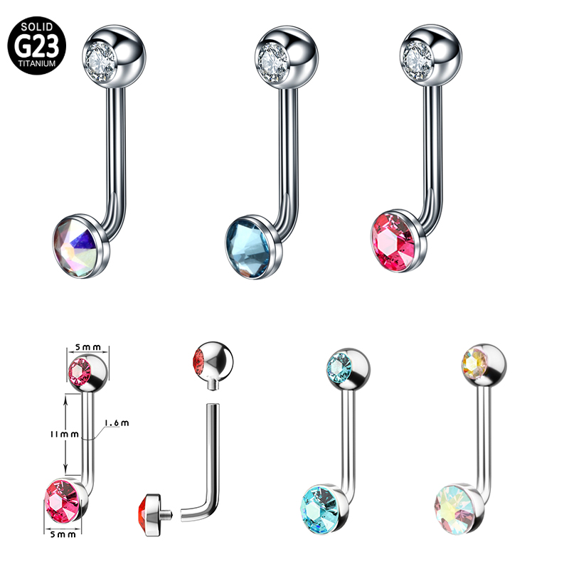 Christina Jewelry & Watches Marguerite Ørestik Forgyldt Sølv - Gem-Perrupaセクシーなピアス,Vchボディジュエリー,ドリル,ドリル,リップリング,14g,1個,f136