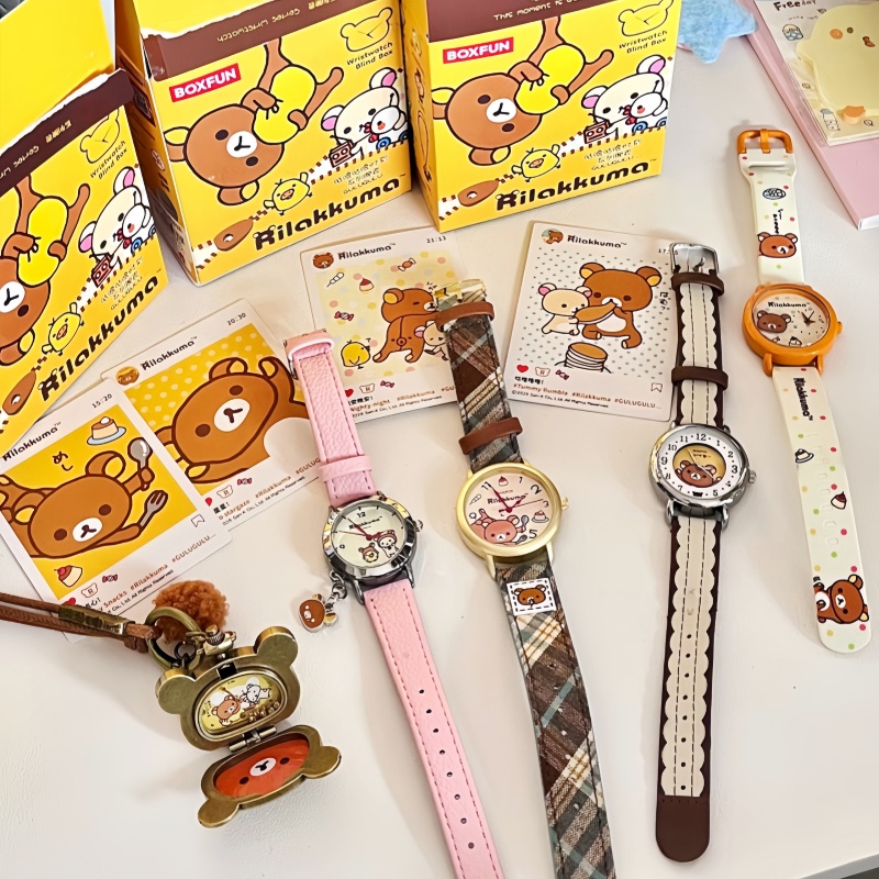 Moments Watches & Jewelry Burlington - 新品正規品 リラックマ ブラインドボックスウォッチ グルグルモーメントシリーズ かわいいアニメ漫画腕時計 誕生日プレゼント