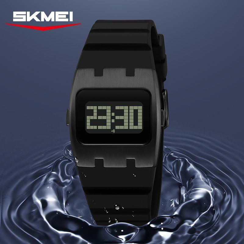 Moments Watches & Jewelry Burlington - モーメントビューティー SKMEI ファッションパーソナライズされた LED 腕時計メンズ発光合金ケース腕時計メンズ電子時計