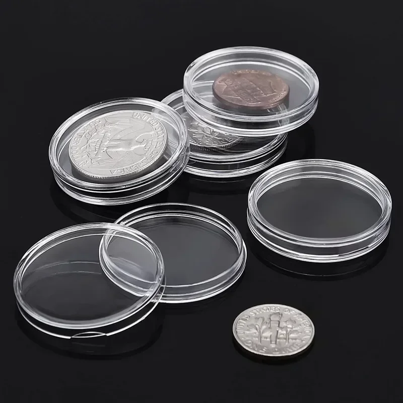透明プラスチック製コインカプセル,保護ケース,収納ケース,コ - Collectors Coins Jewelry & Watches Of Smithtown Photos のレビューと価格