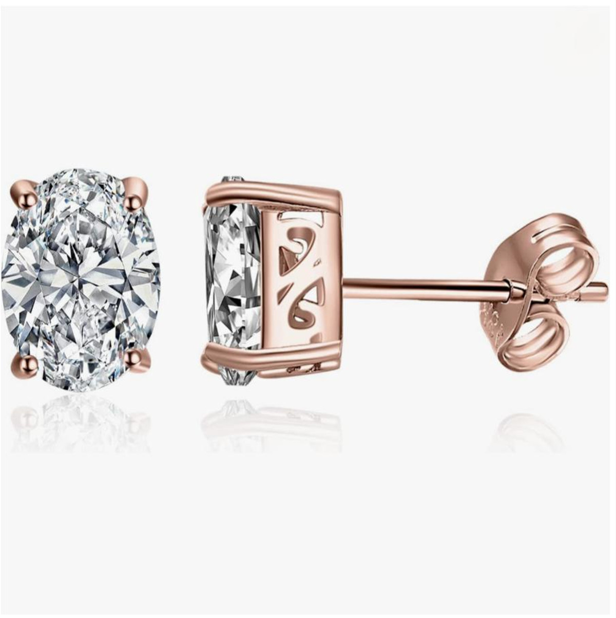 14K ゴールド物理リアルゴールドラボグロウンダイヤモンド  - Diamond Stud Earrings のレビューと価格