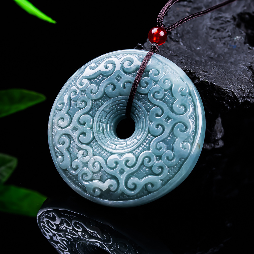 天然ビルマ翡翠フラワーペンダントネックレスヴィンテージデザイ - Jewelry & Watches Review のレビューと価格