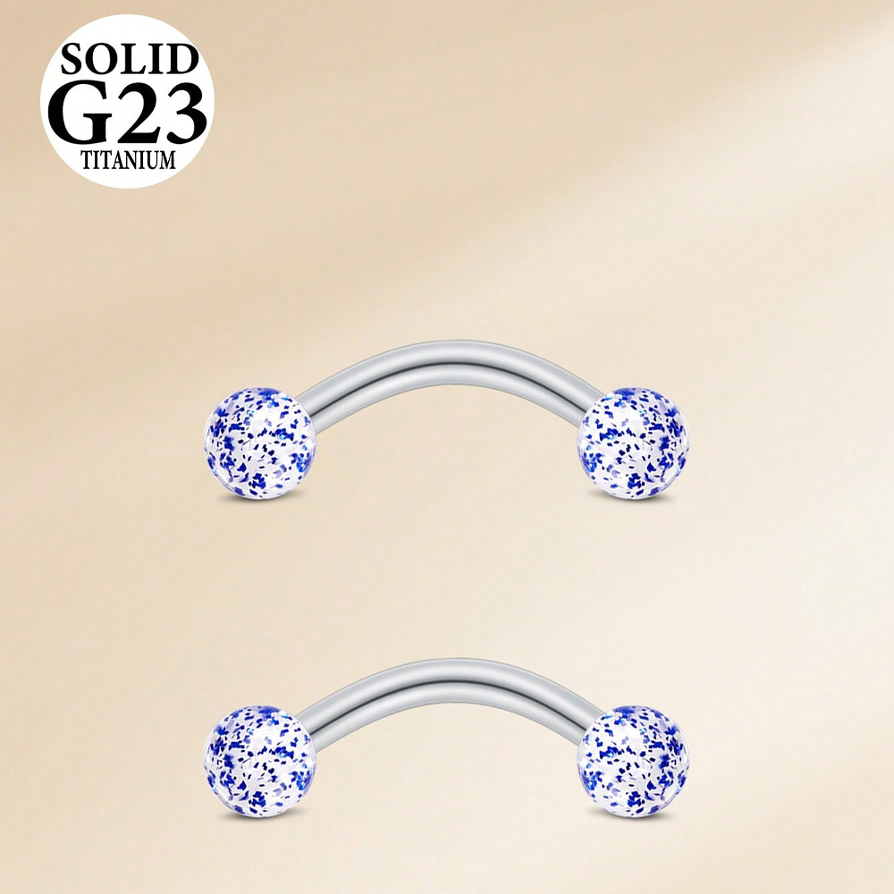 2個入り 16G 8/10mm チタン合金製 アイブロウ/ル - Christina Jewelry & Watches Marguerite Ørestik Forgyldt Sølv のレビューと価格