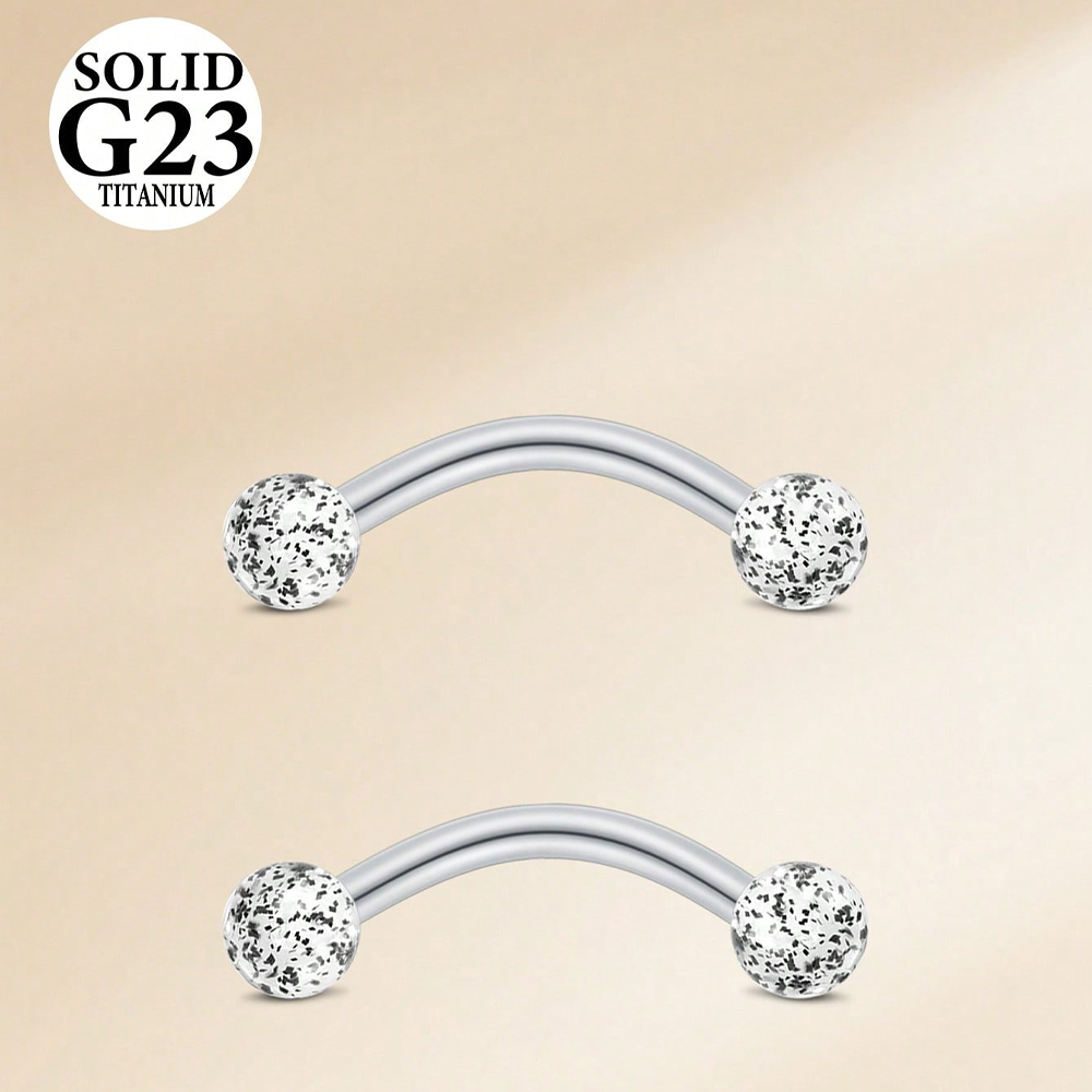 2個入り 16G 8/10mm チタン合金製 アイブロウ/ル - Christina Jewelry & Watches Marguerite Ørestik Forgyldt Sølv のレビューと価格