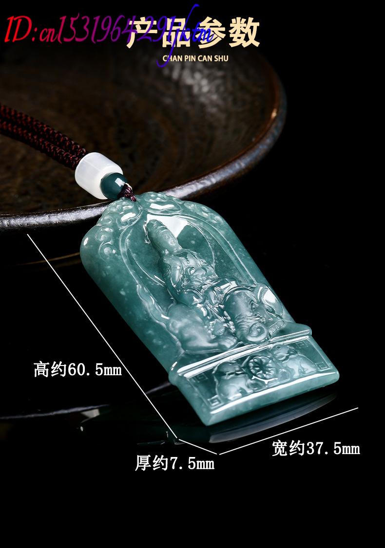 天然ビルマ翡翠観音ペンダントネックレスチャームジュエリーデザ - Jewelry & Watches Review のレビューと価格