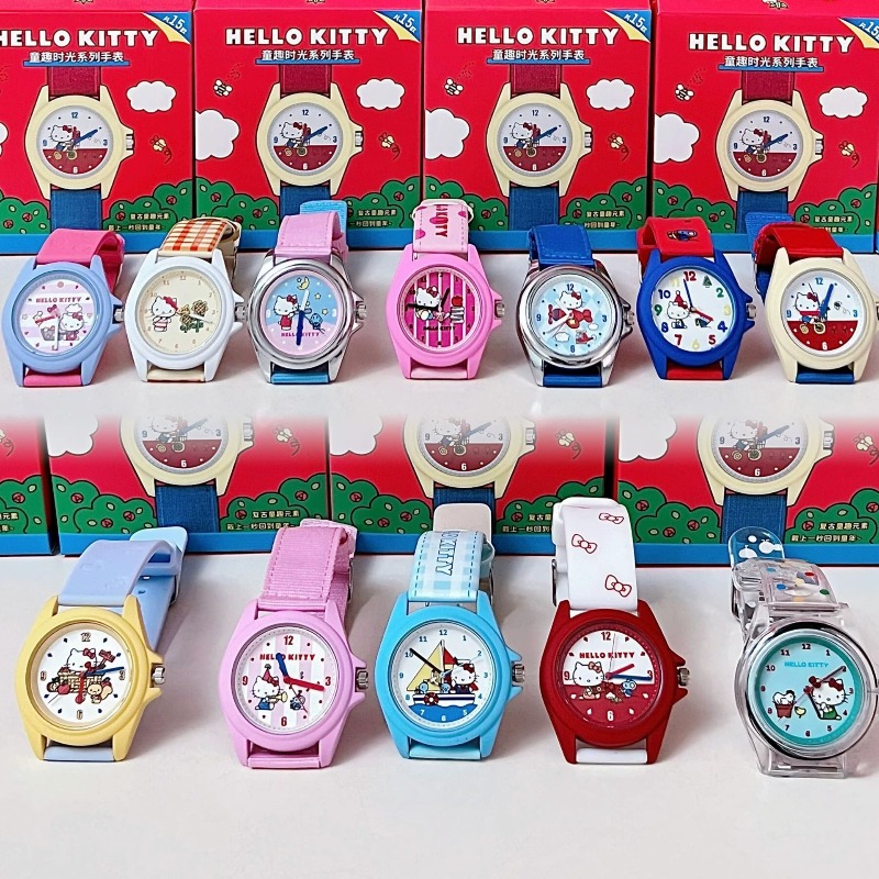 モエッチ サンリオ ハローキティ 子供っぽい楽しい瞬間シリー - Moments Watches & Jewelry Burlington のレビューと価格