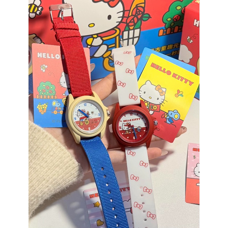 モエッチ サンリオ ハローキティ 子供っぽい楽しい瞬間シリー - Moments Watches & Jewelry Burlington のレビューと価格