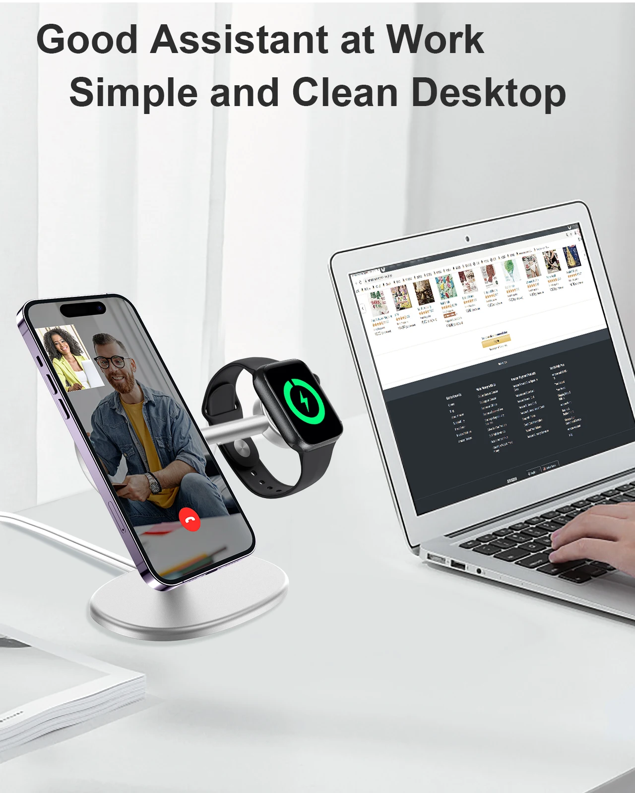 EWA 2-in-1 デスクトップフォンスタンド デスクホル - Watches & Jewelry Repair Center のレビューと価格