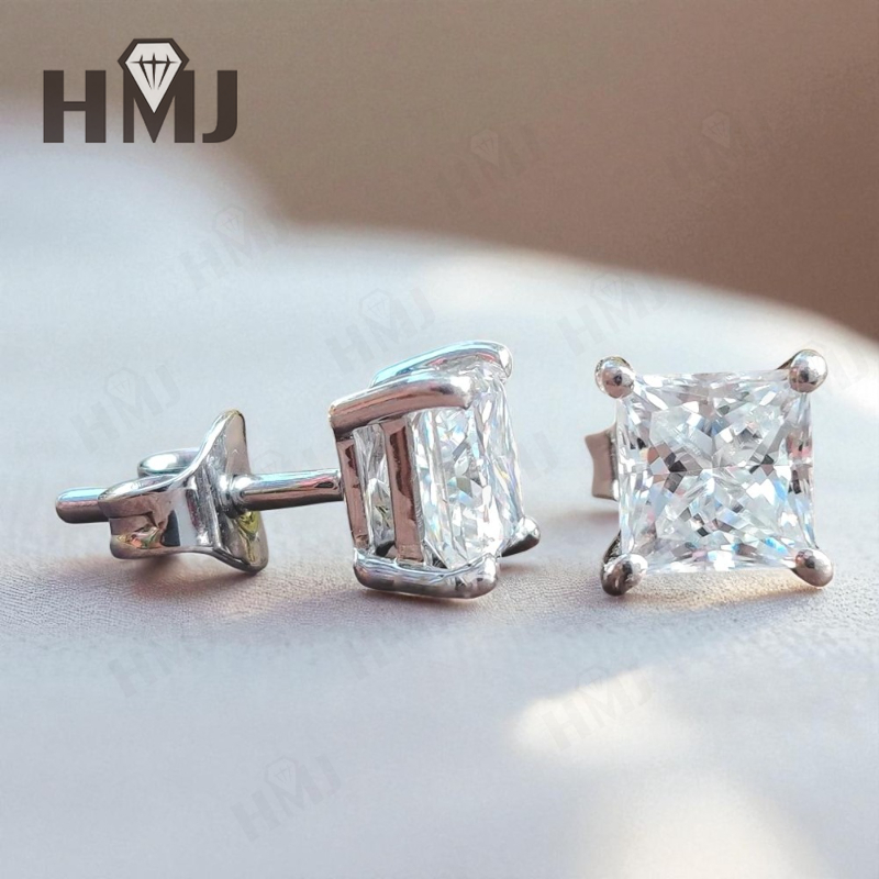 卸売 イヤースタッド イヤリング モアサナイト ダイヤモンド - Diamond Stud Earrings のレビューと価格