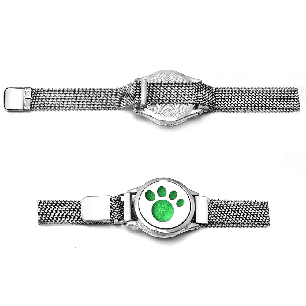 高品質生命の木アロマブレスレットステンレス鋼エッセンシャルオ - Jewelry Essentials Watches のレビューと価格