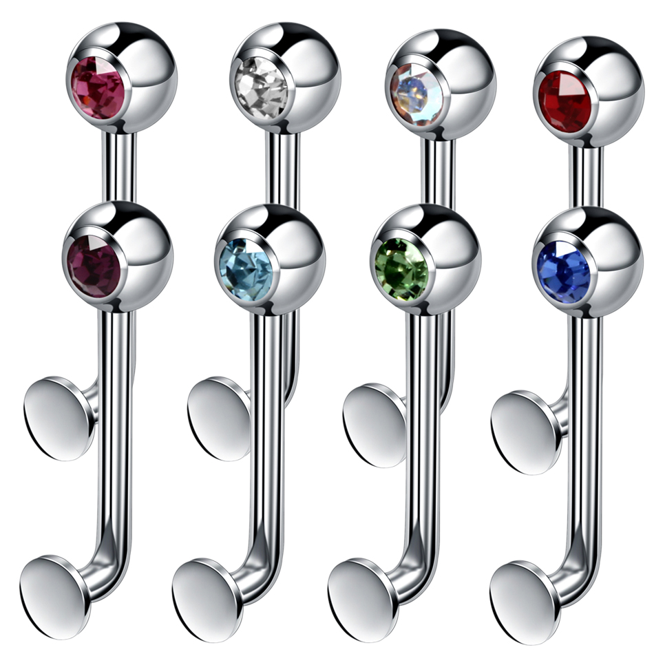 1PC チタンクリスティーナ垂直フードピアスフラワーリップリ - Christina Jewelry & Watches Marguerite Ørestik Forgyldt Sølv のレビューと価格