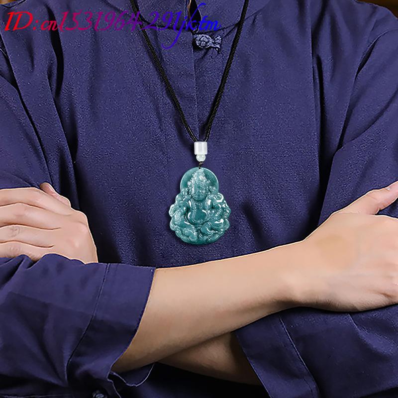 ビルマ翡翠ジャンバラペンダントネックレス高級デザイナーチャー - Necklace Pendant のレビューと価格