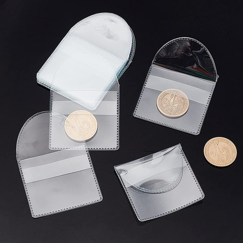 透明なプラスチックコインコレクター、プロテクターポケット、シ - Collectors Coins Jewelry & Watches Of Smithtown Photos のレビューと価格