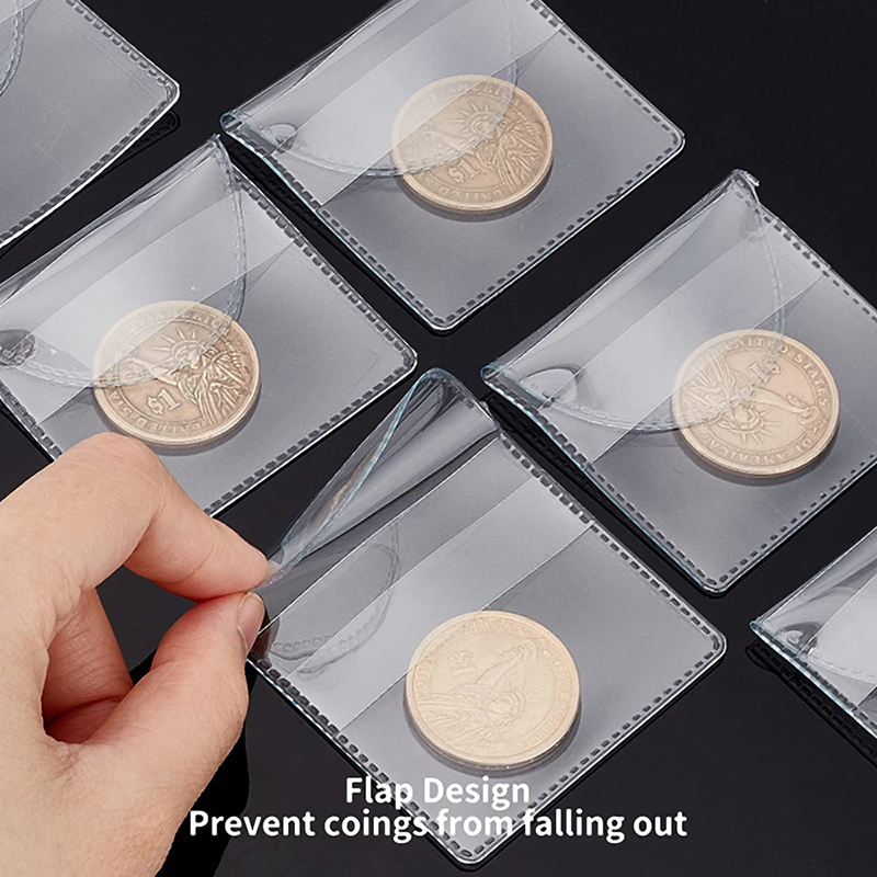 透明なプラスチックコインコレクター、プロテクターポケット、シ - Collectors Coins Jewelry & Watches Of Smithtown Photos のレビューと価格