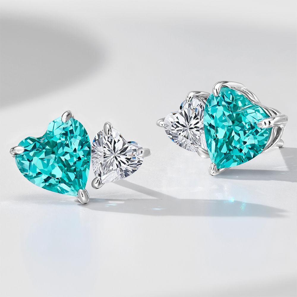 SONGYUN 高炭素宝石ジュエリー 女性用 925スターリ - Diamond Stud Earrings のレビューと価格