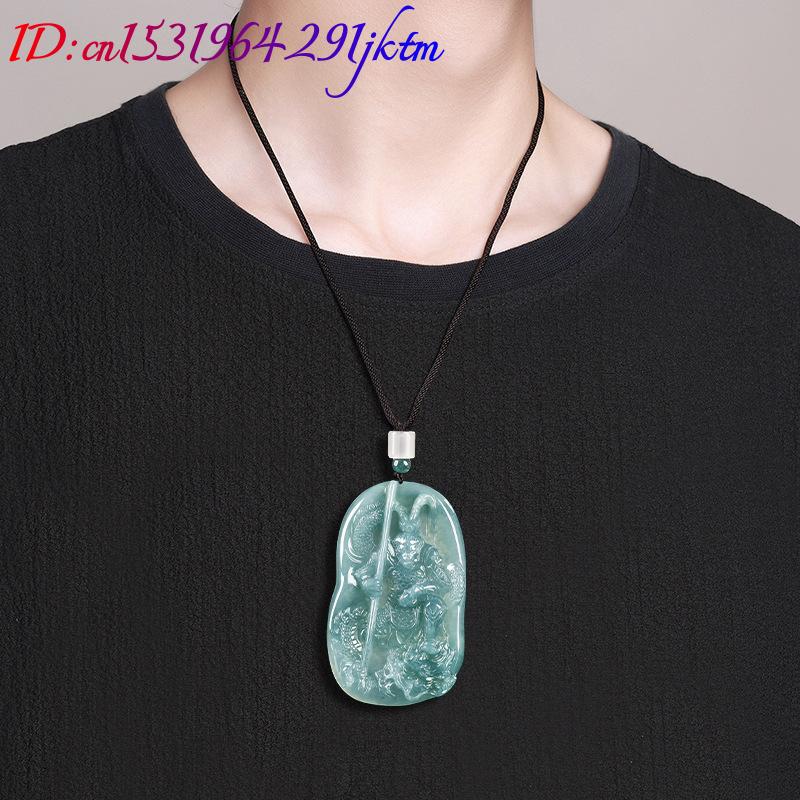 ビルマ翡翠猿王ペンダントネックレスヴィンテージ高級ギフト女性 - Necklace Pendant のレビューと価格